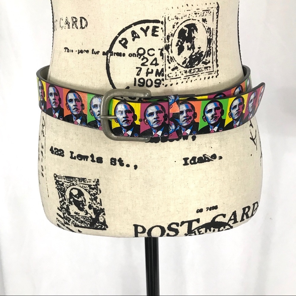 Abstract Obama Belt NWT